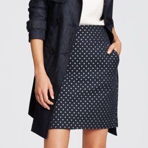 Ann Taylor Navy Skirt